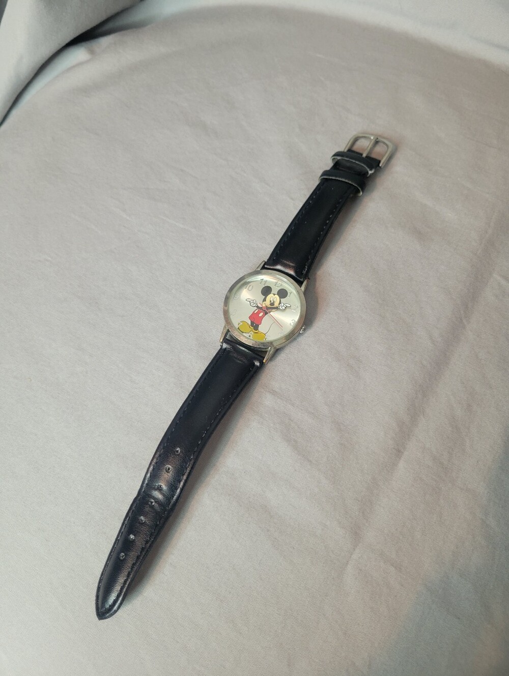 Disney Mickey Mouse Watch with Black Strap